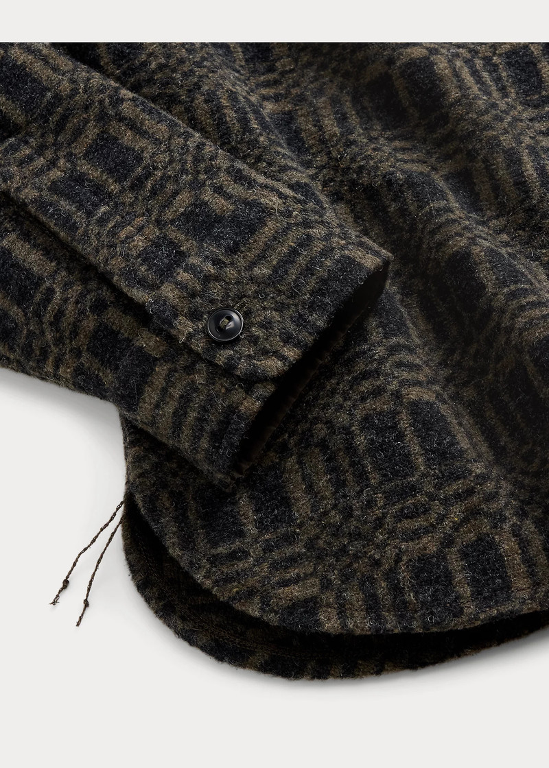 Jacquard-Knit Wool-Blend Workshirt 5