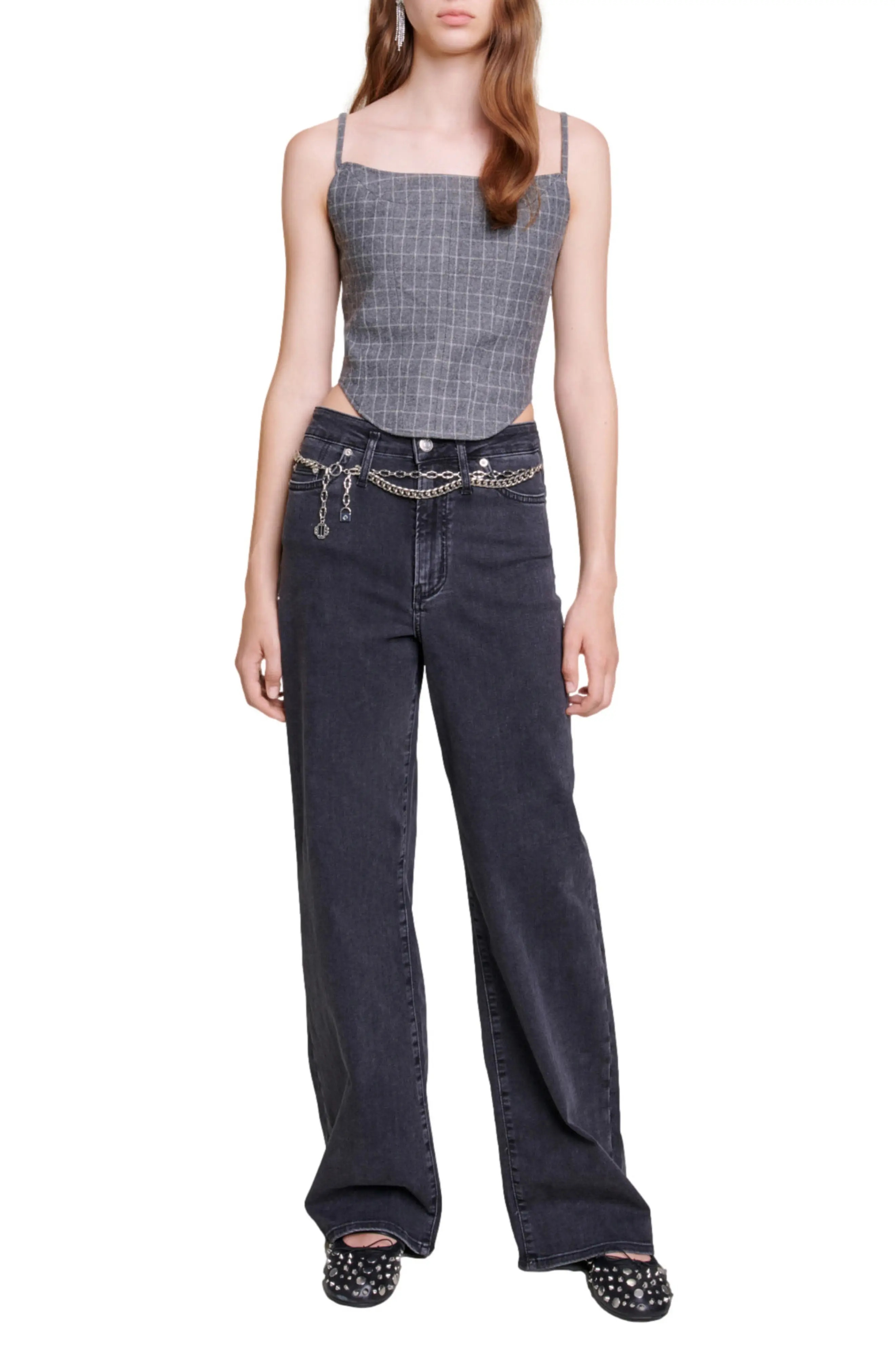 Pantinie Chain Link Belt Jeans - 4