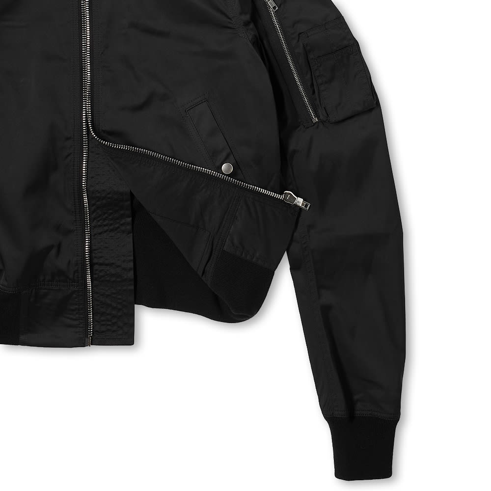 Rick Owens DRKSHDW Taffeta Flight Bomber Jacket - 2