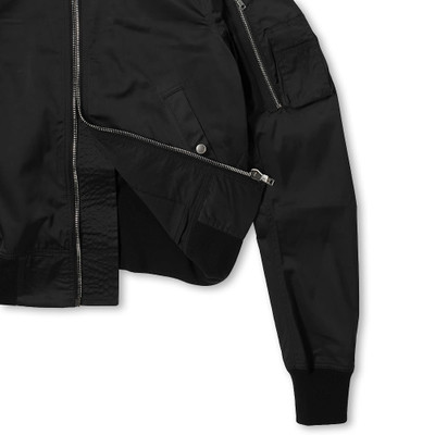 Rick Owens DRKSHDW Rick Owens DRKSHDW Taffeta Flight Bomber Jacket outlook