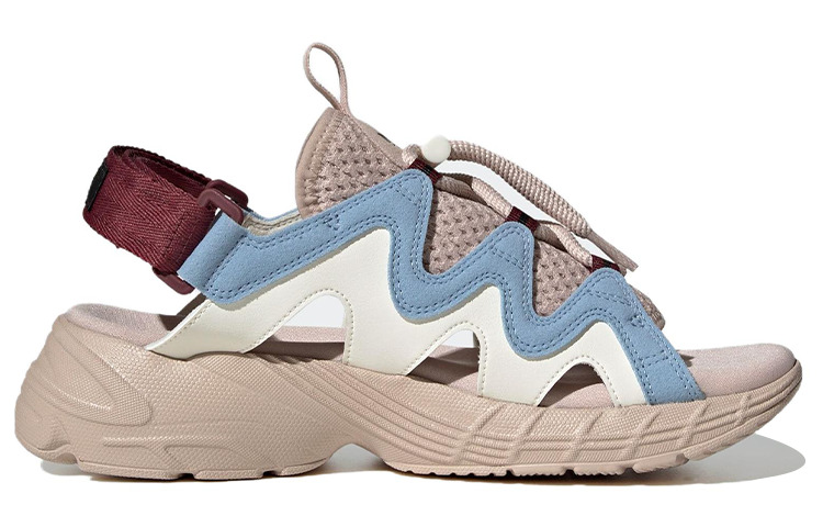 (WMNS) adidas originals Astir Sandals 'Blue Beige' HP9571 - 2