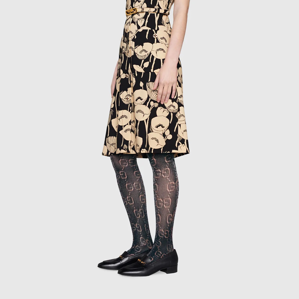 GG pattern tights - 4