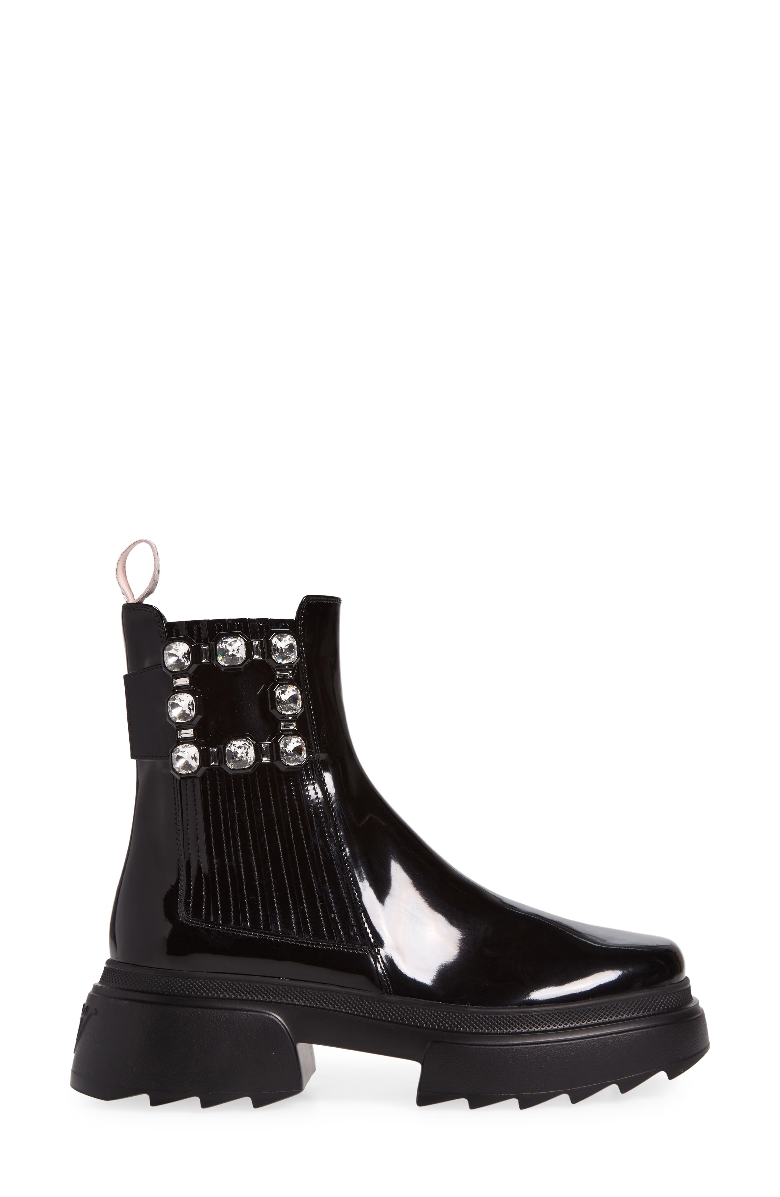 Wallaviv Crystal Buckle Chelsea Boot - 3