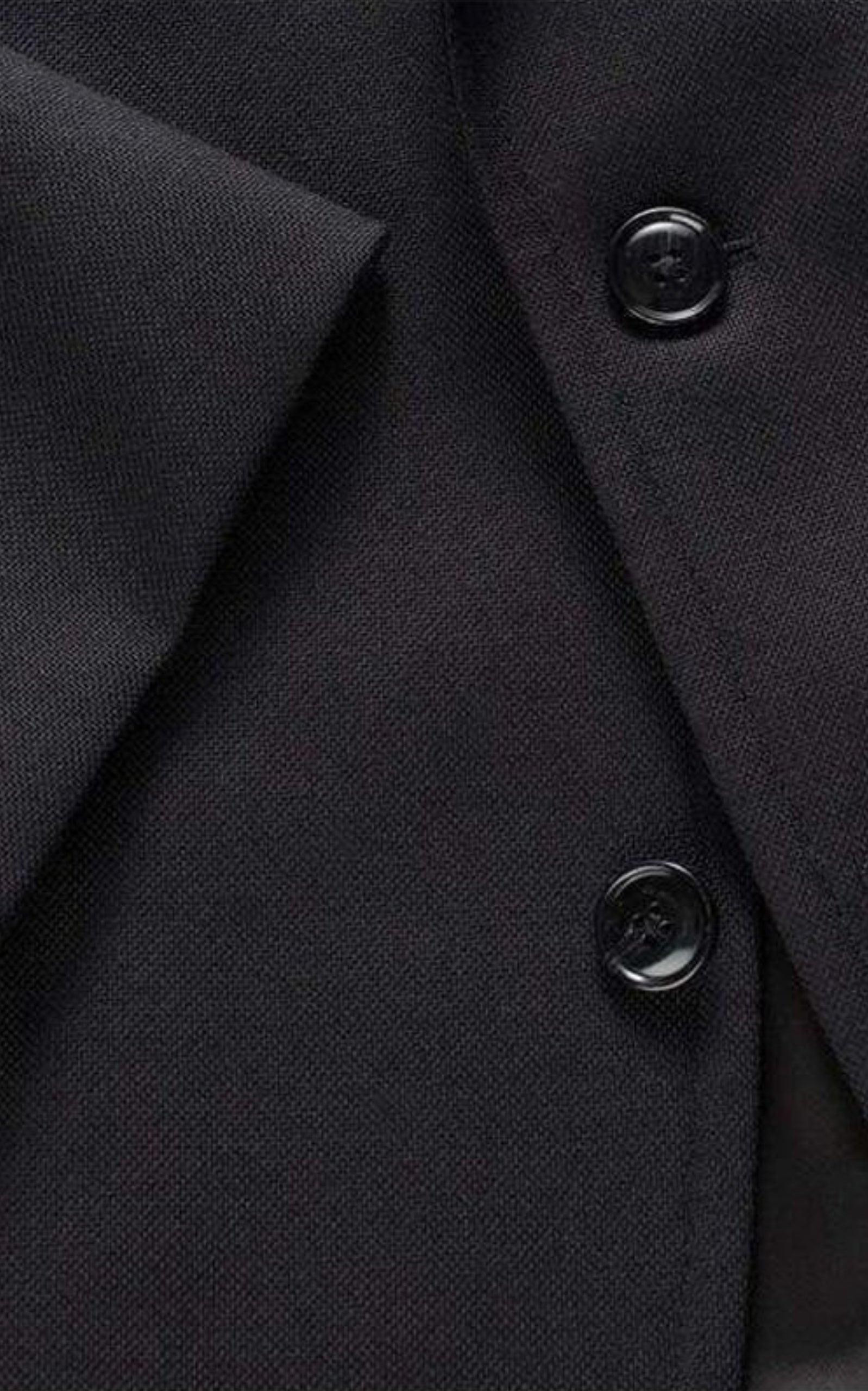 Black Wool Jacket - 3