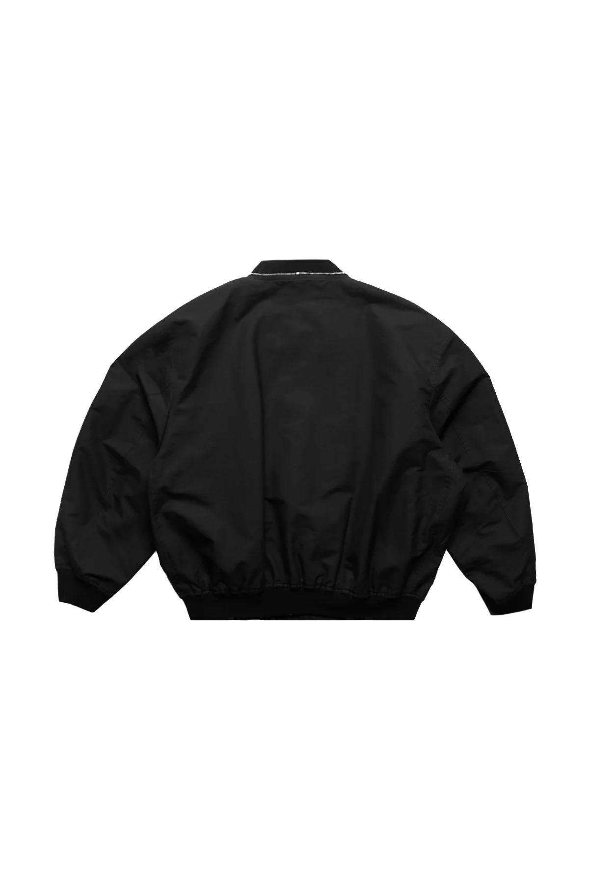 Jil Sander Wool Bomber With Zip Details Black - 2