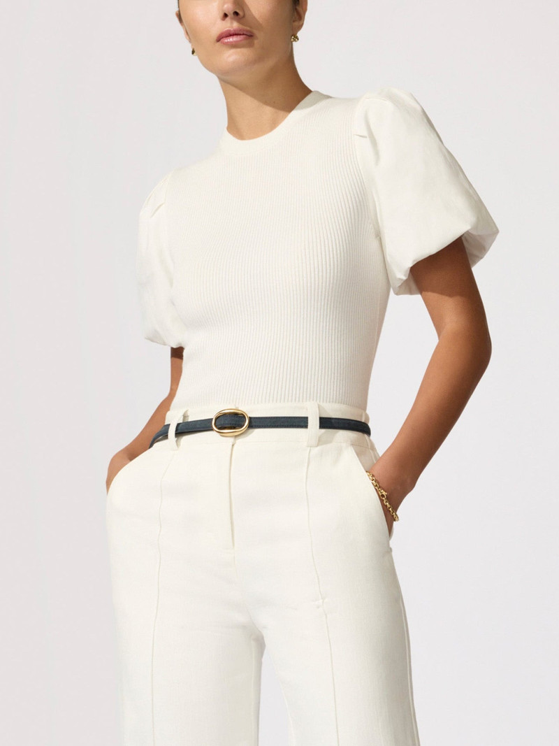 BROCHU WALKER The Chelsea Suede Belt outlook