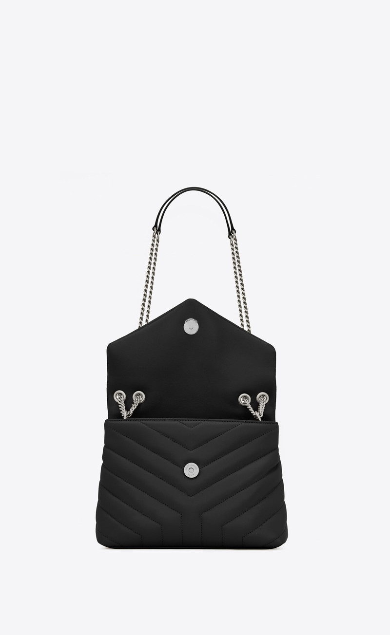 loulou small chain bag in matelassé "y" leather 5
