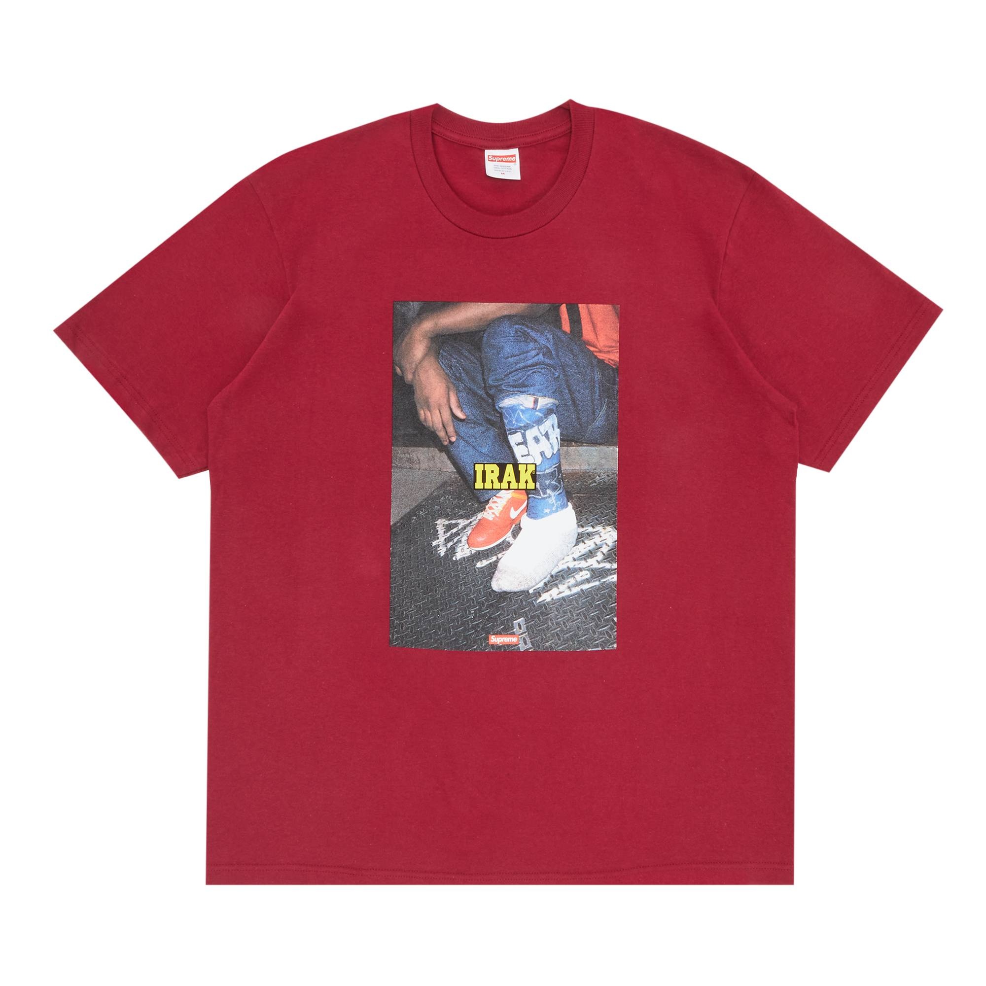 Supreme x IRAK Cast Tee 'Cardinal' - 1