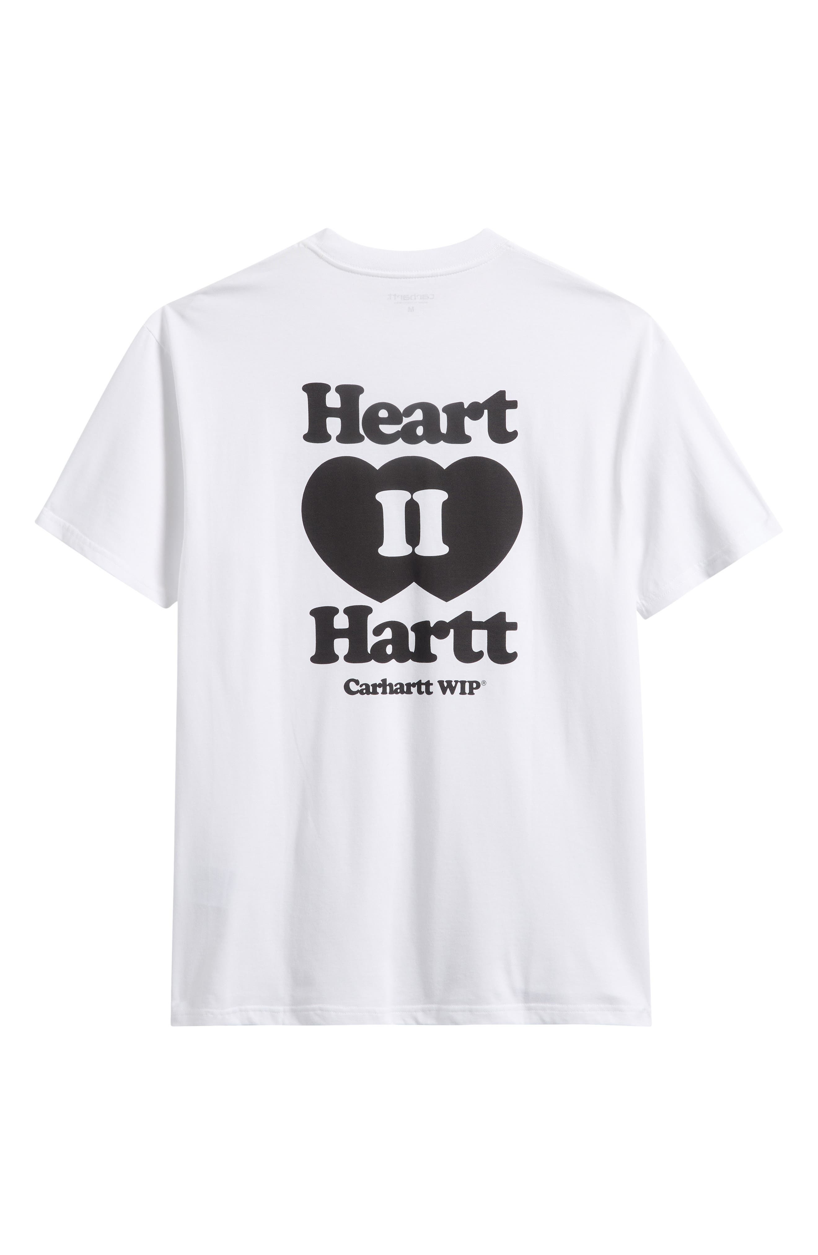 Carhartt Work In Progress Heart II Hartt Organic Cotton Graphic T-Shirt in White at Nordstrom - 2