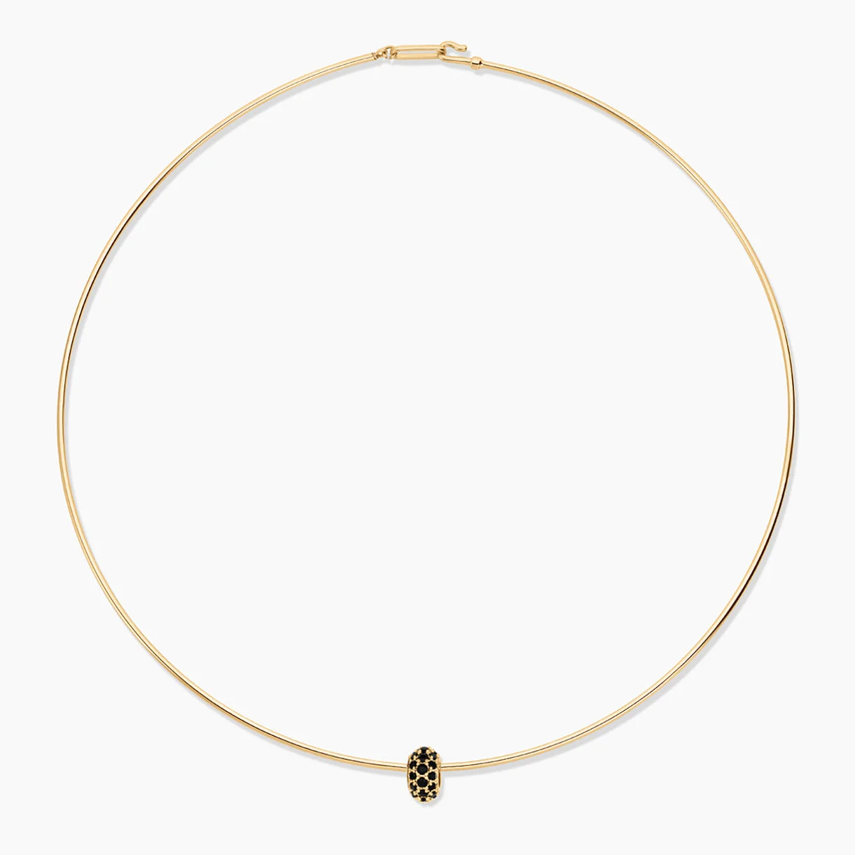 Astra Black Pavé Choker Necklace - 1