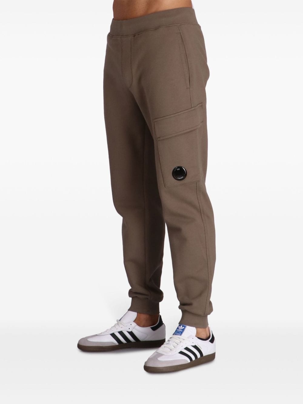 Diagonal cargo track pants - 3