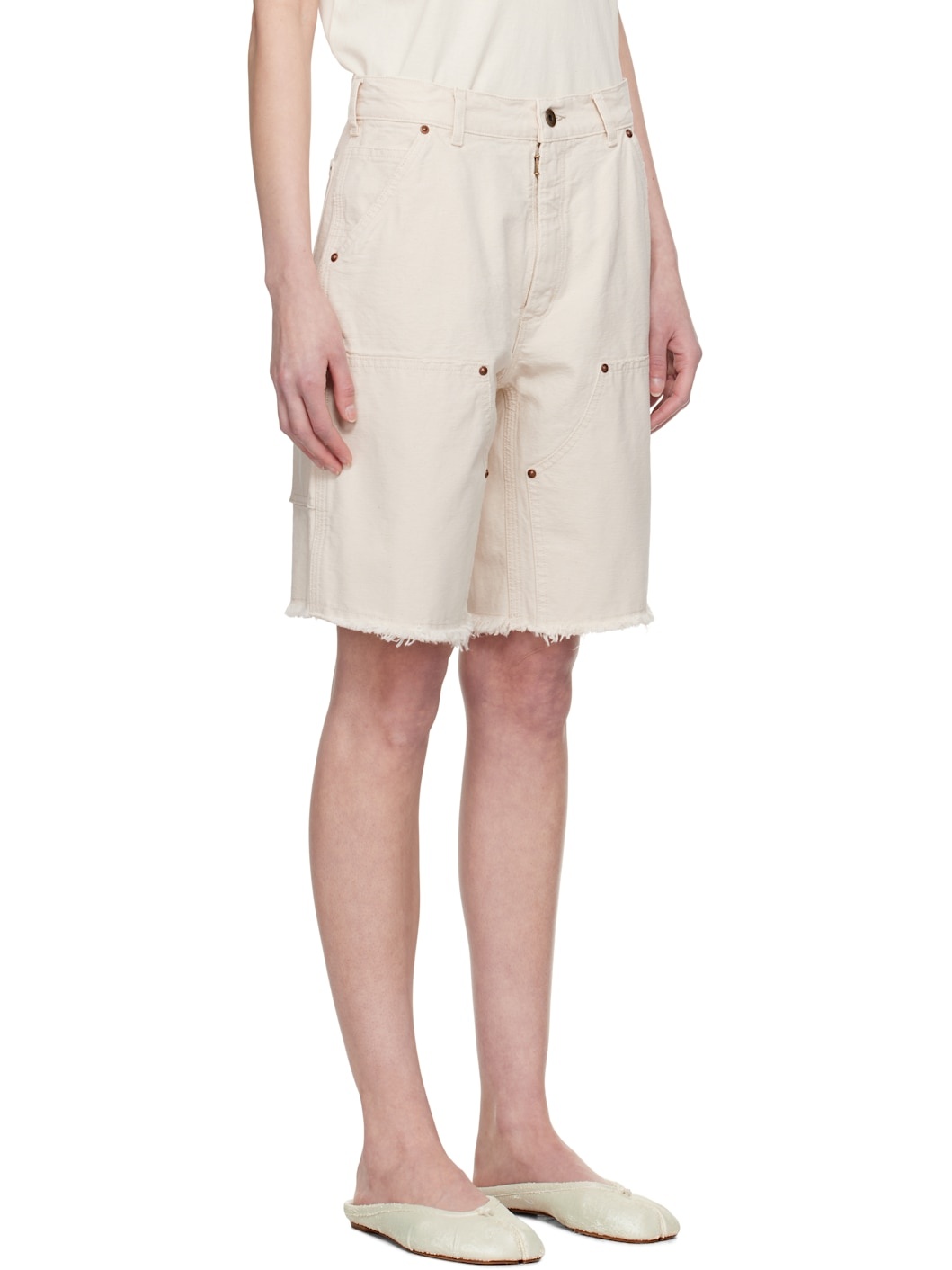 Off-White Stud Shorts - 2