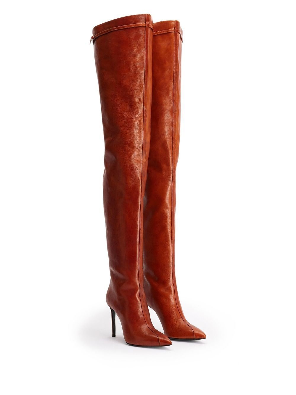 over-the-knee leather boots - 2