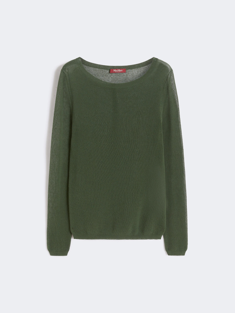 FIORITO Slim-fit cotton-blend sweater - KAKI 1
