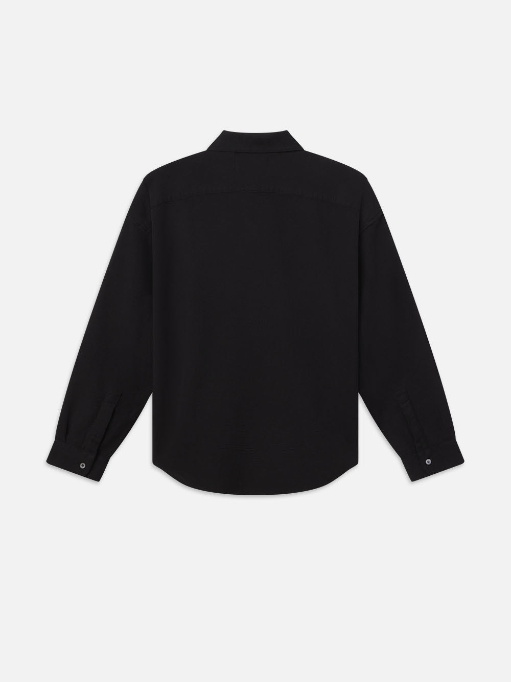 Waffle Textured Shirt in Black - 3