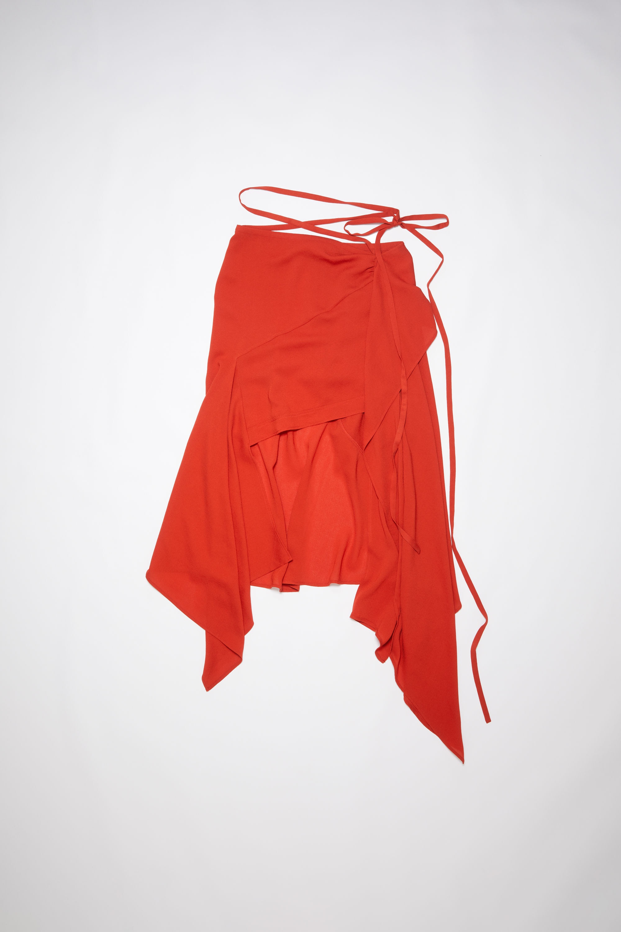 Draped skirt - Red - 1