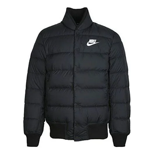 Men's Nike Stay Warm Sports Down Jacket Black 928820-010 - 1