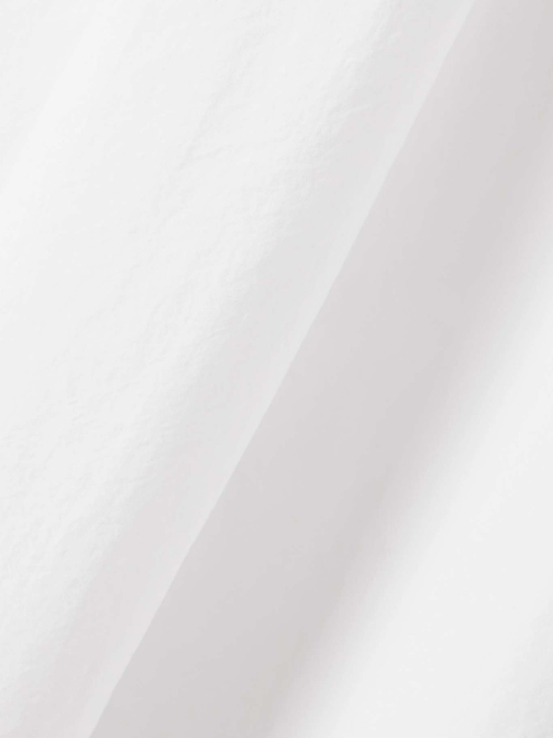 Fleur pleated cotton-poplin midi skirt 4