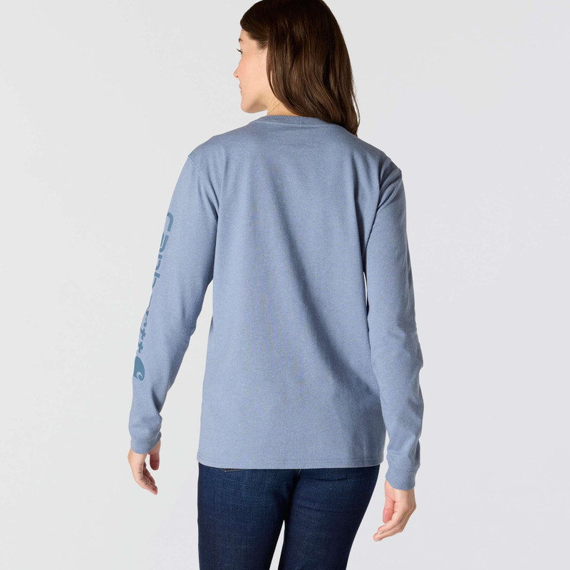 Women's Dearborn Loose LS Logo T-Shirt 5