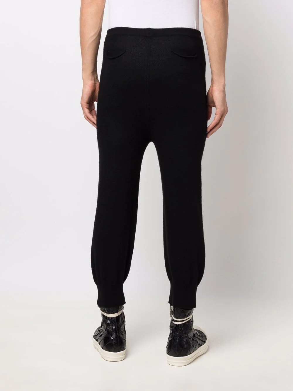 cashmere drawstring-waist joggers - 4