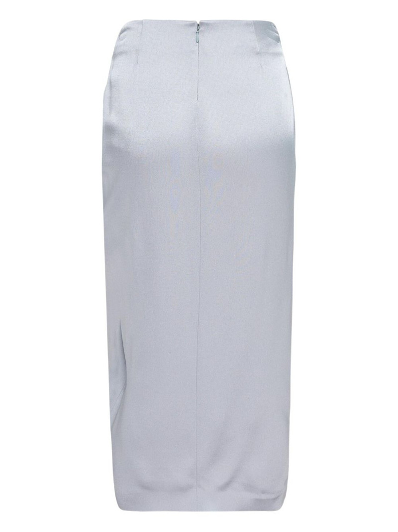 Stella McCartney knot-detail midi skirt outlook