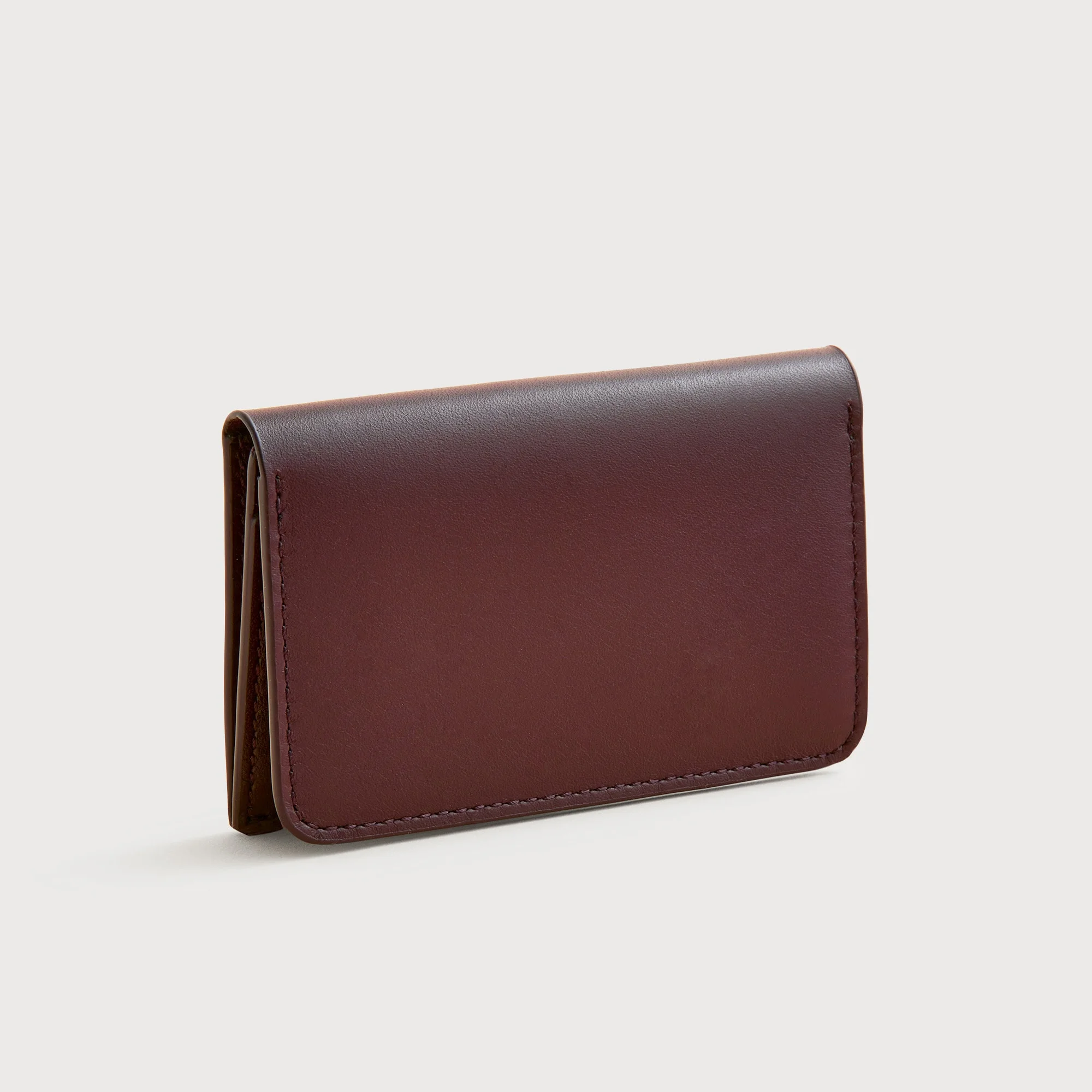 Leather billfold cardholder - 1