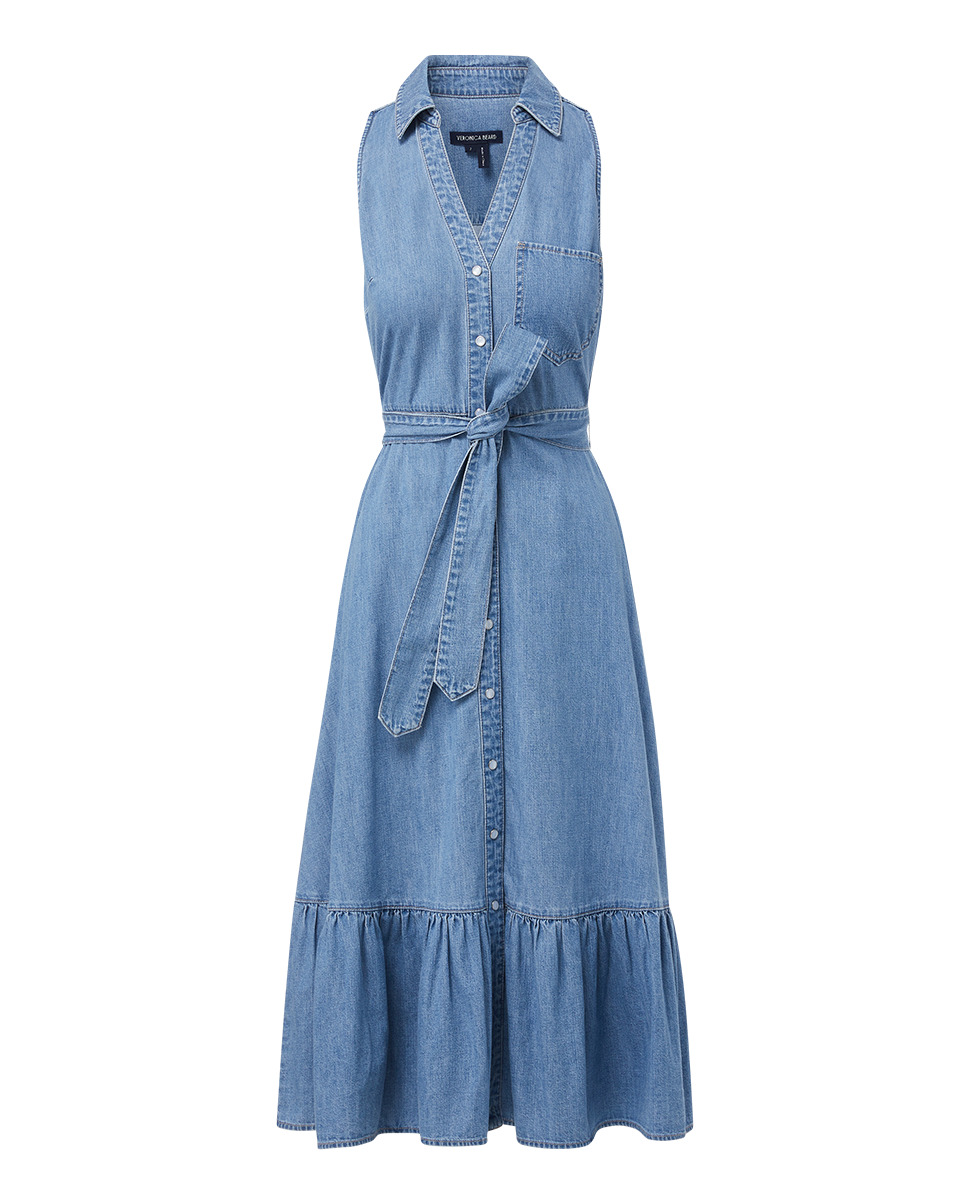 EDWINA DENIM SHIRTDRESS - 1