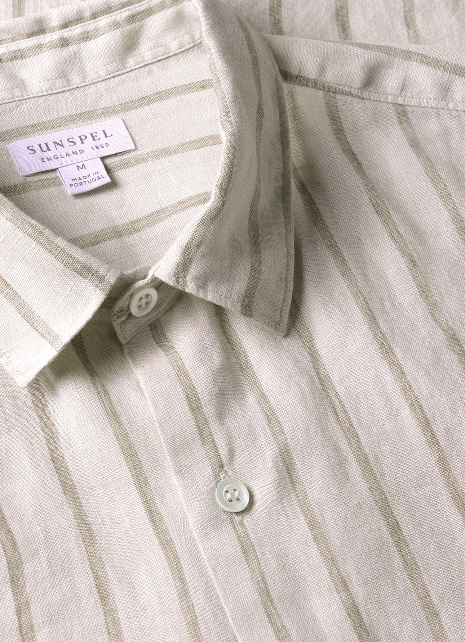 Short Sleeve Linen Shirt - 4