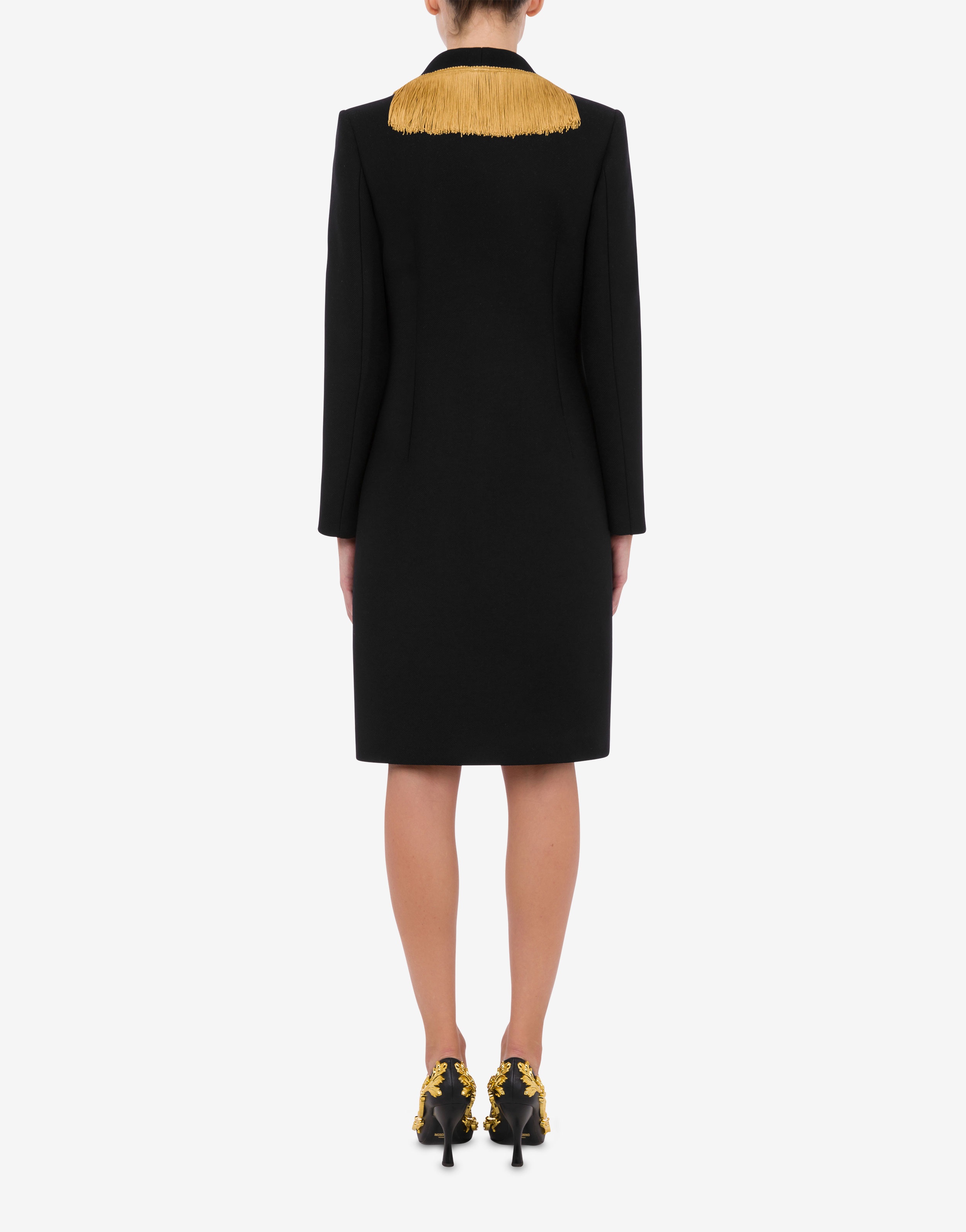 CLOTH COAT WITH FRINGING - 3