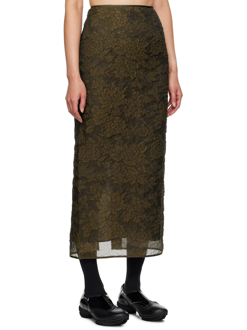 Brown Uka Midi Skirt 2