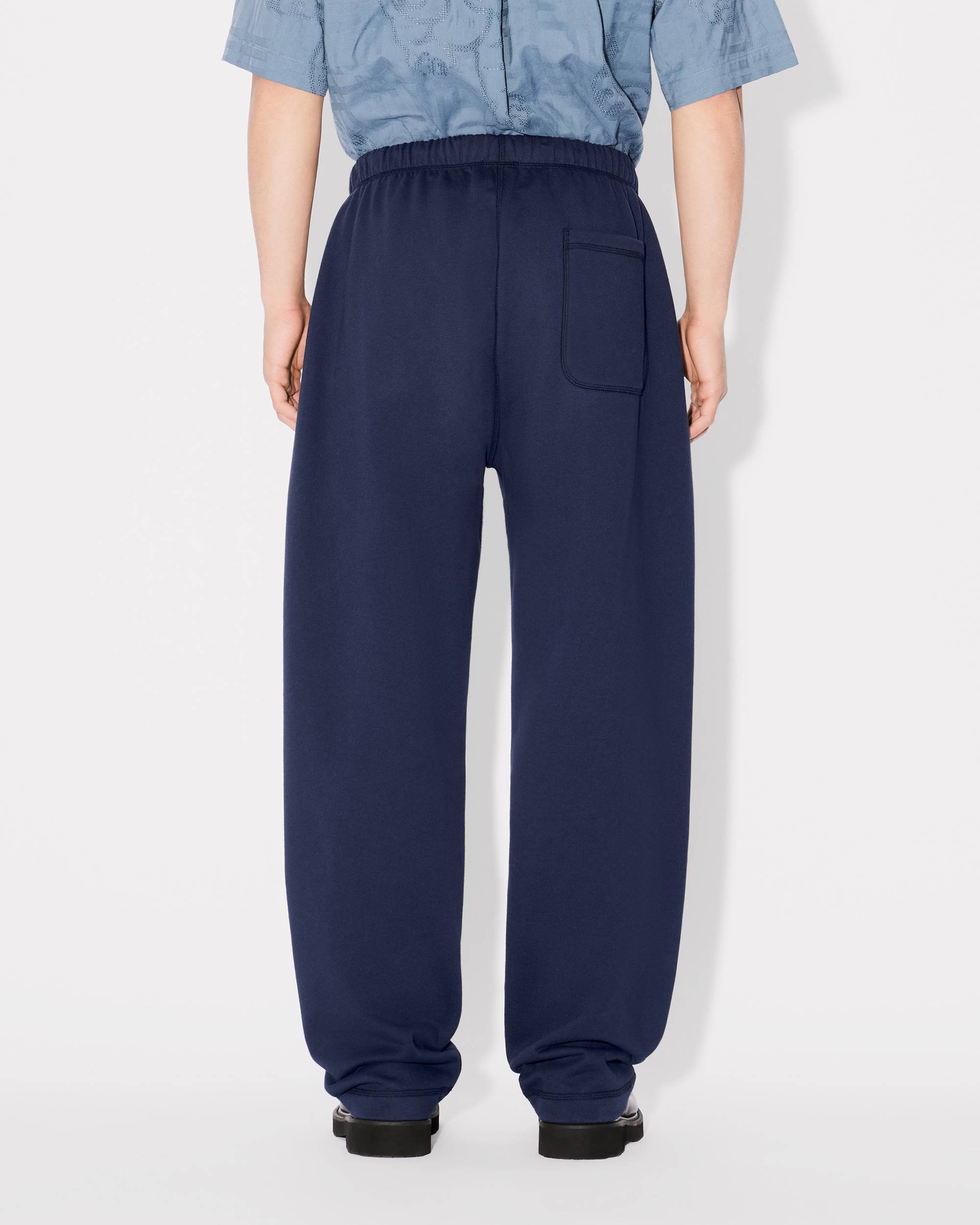 'KENZO Kube' straight embroidered jogging trousers - 5