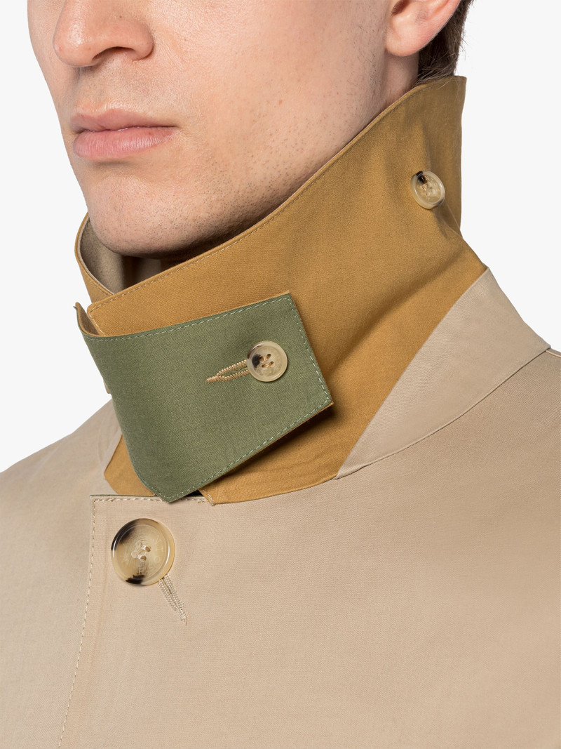 OXFORD FAWN PATCHWORK BONDED COTTON 3/4 COAT 5