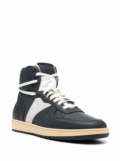 Rhude BBall high-top sneakers outlook