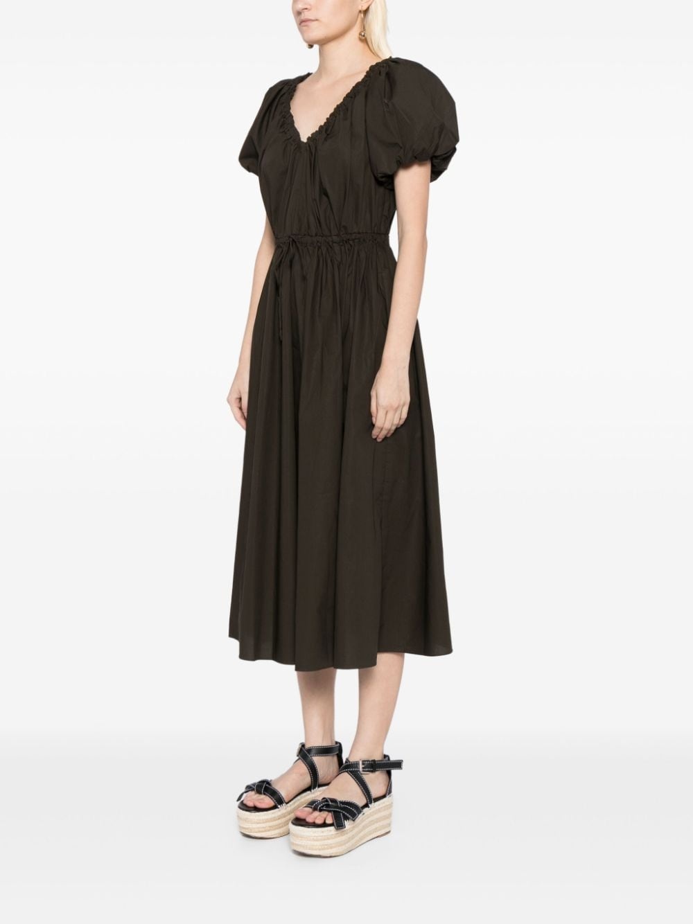 Vika pleated midi dress - 3