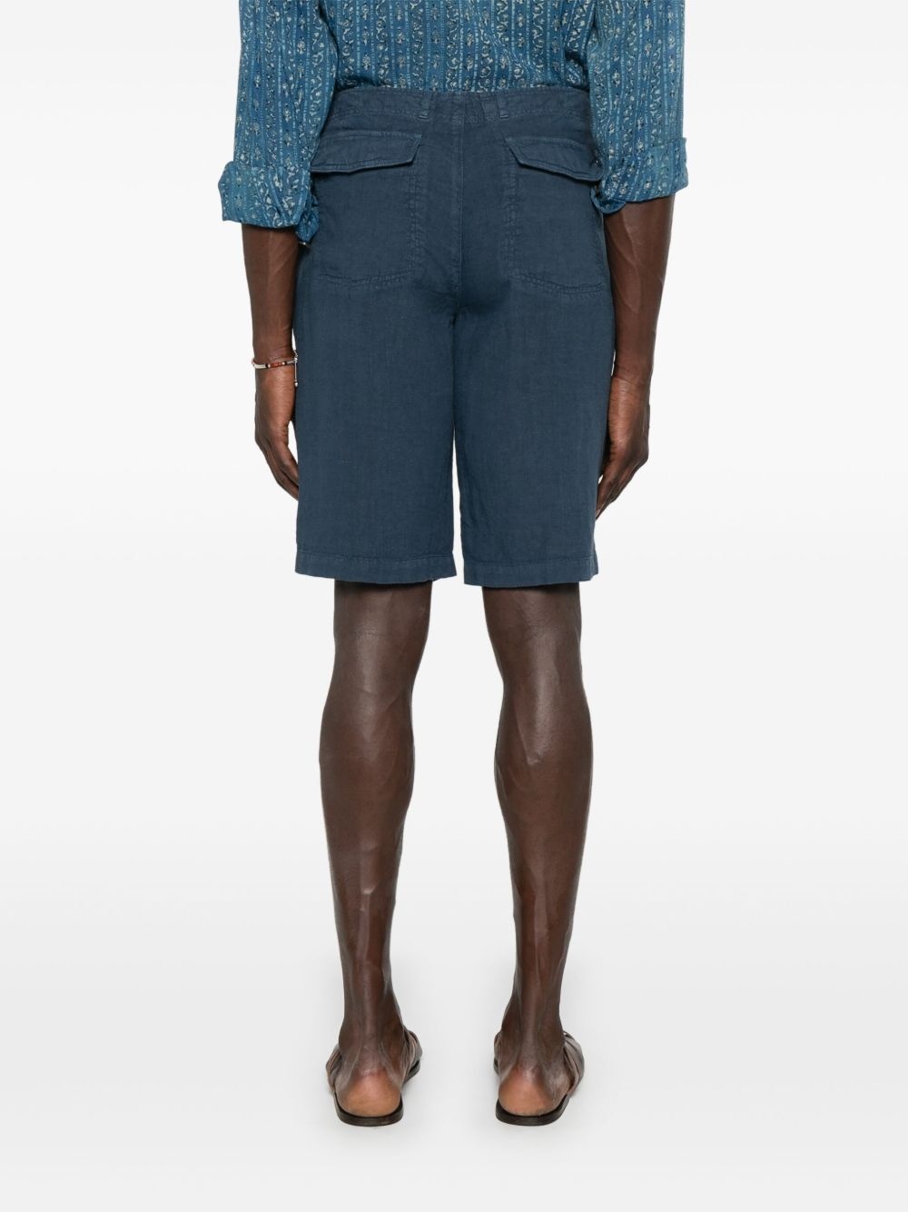 linen shorts - 4