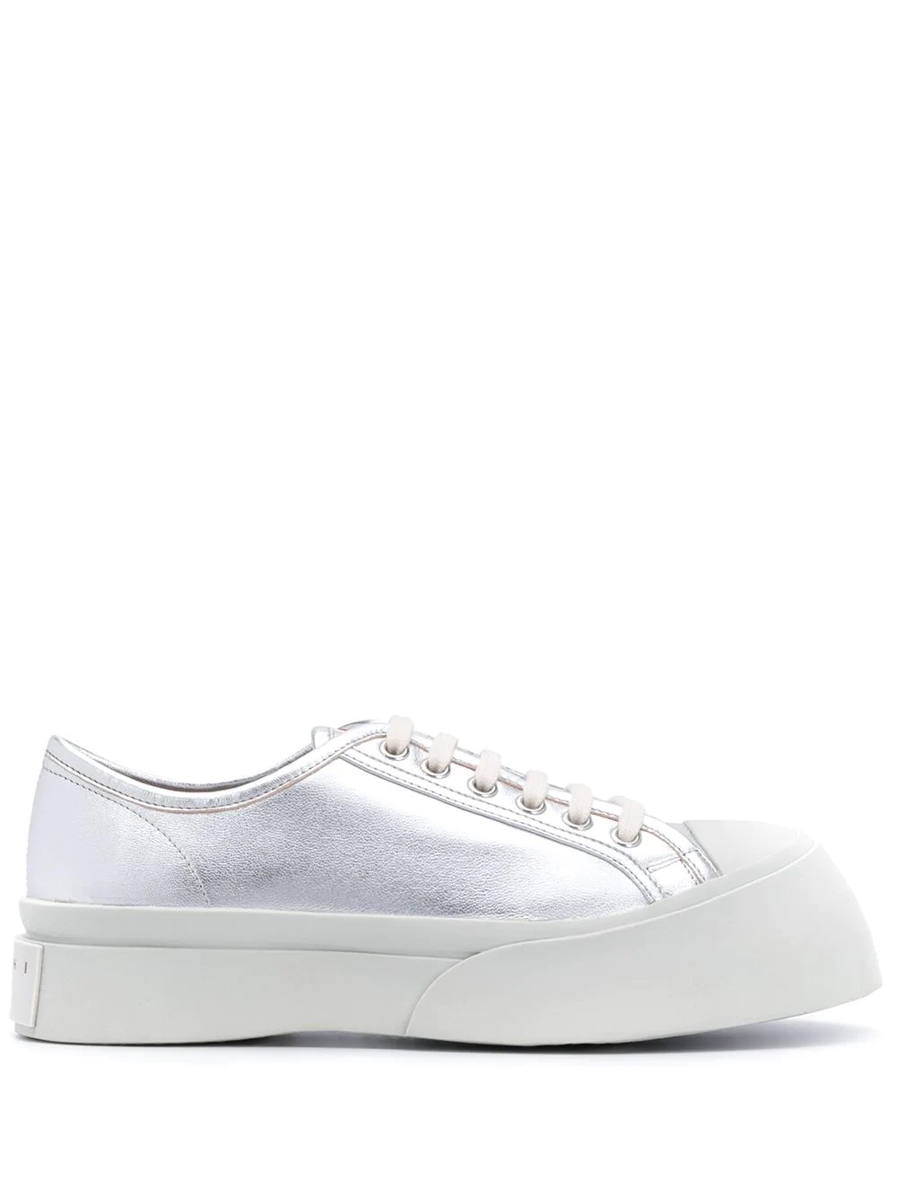 low-top platform sneakers - 1