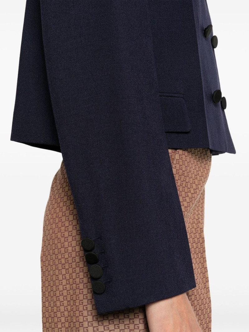double-breasted cropped jacket 5