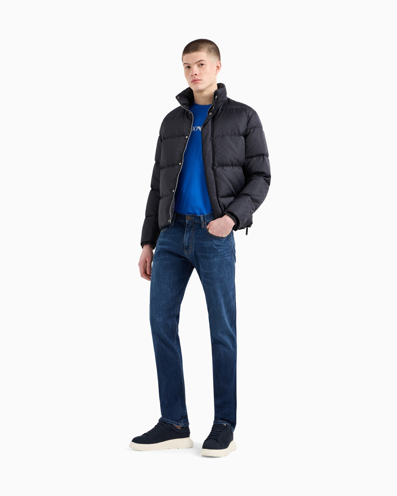 J45 Regular-fit, washed twill 11.5 oz comfort-denim jeans - 2