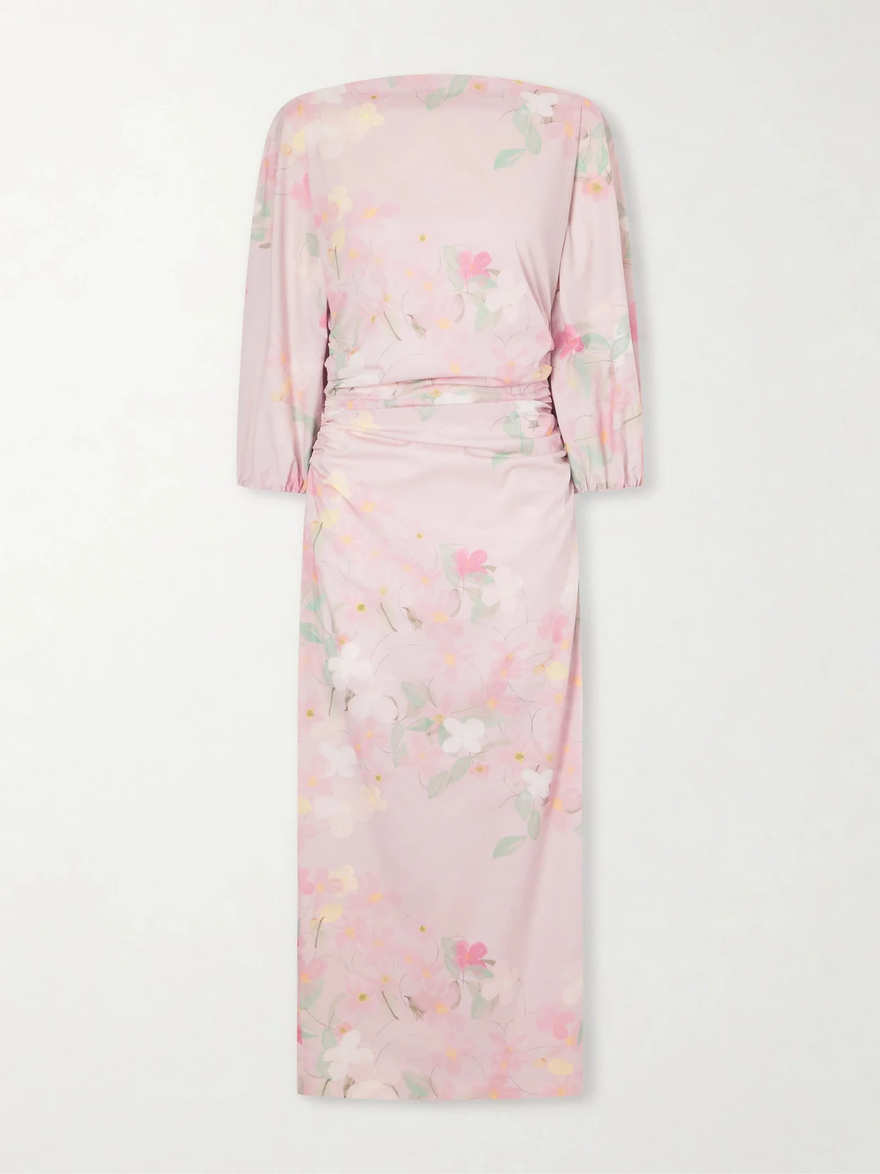 Ezra Floral-print Cotton-blend Midi Dress - 1
