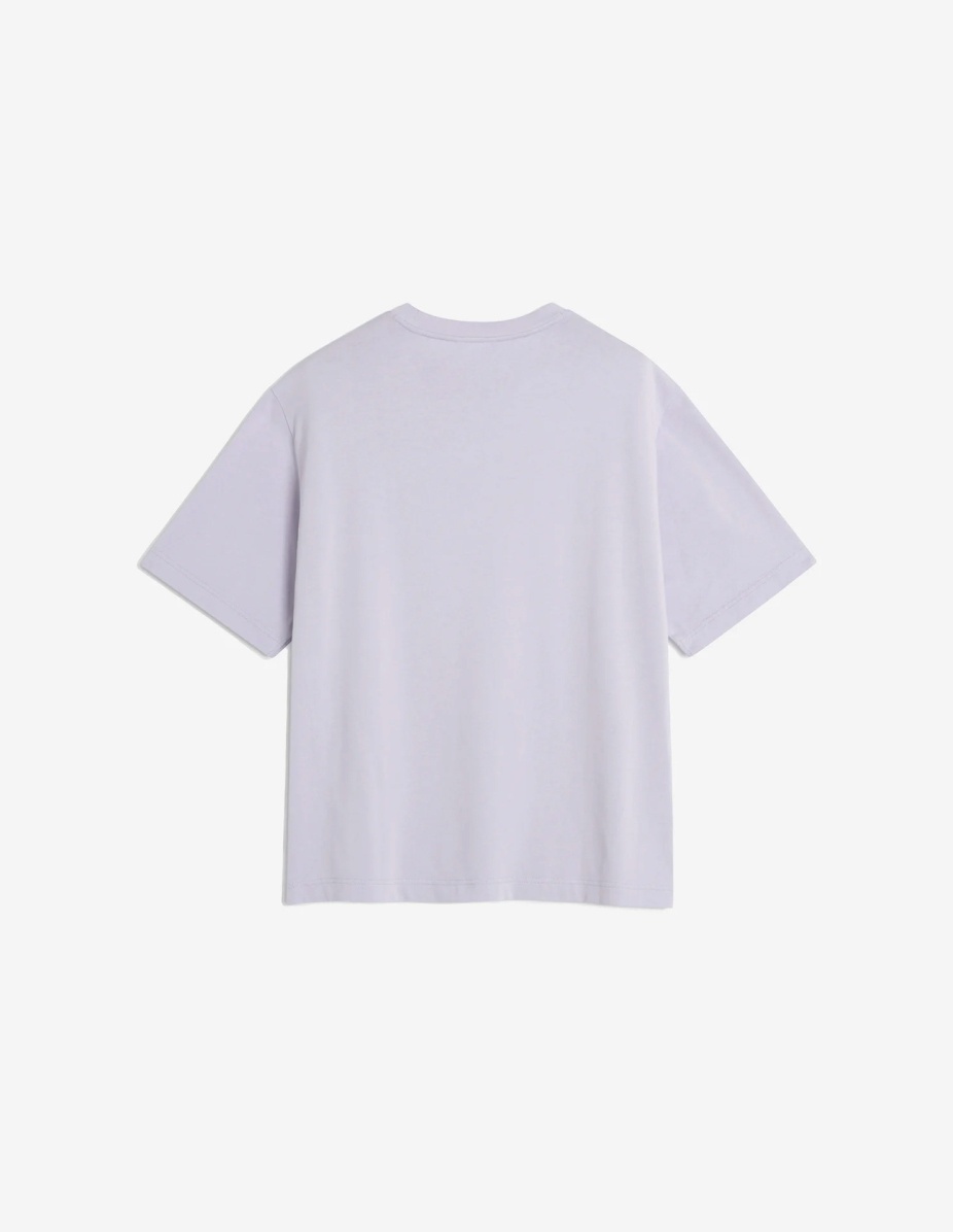 BOLD FOX HEAD PATCH OVERSIZE TEE SHIRT - 5
