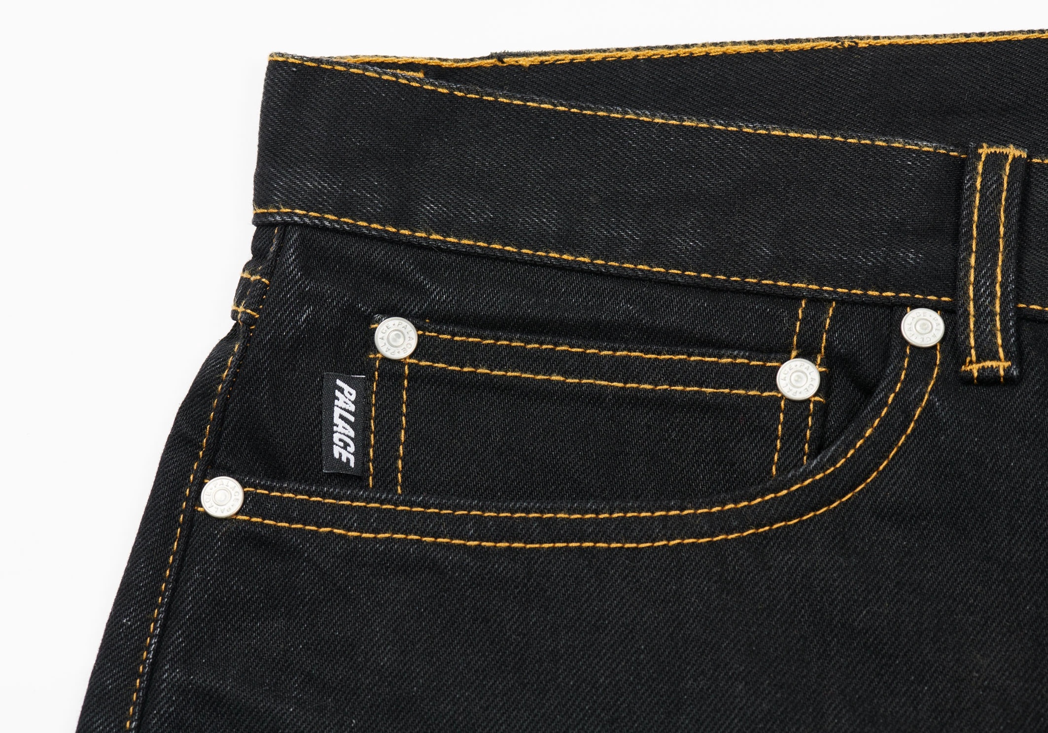 PALACE BAGGIES JEAN BLACK STONEWASH - 4