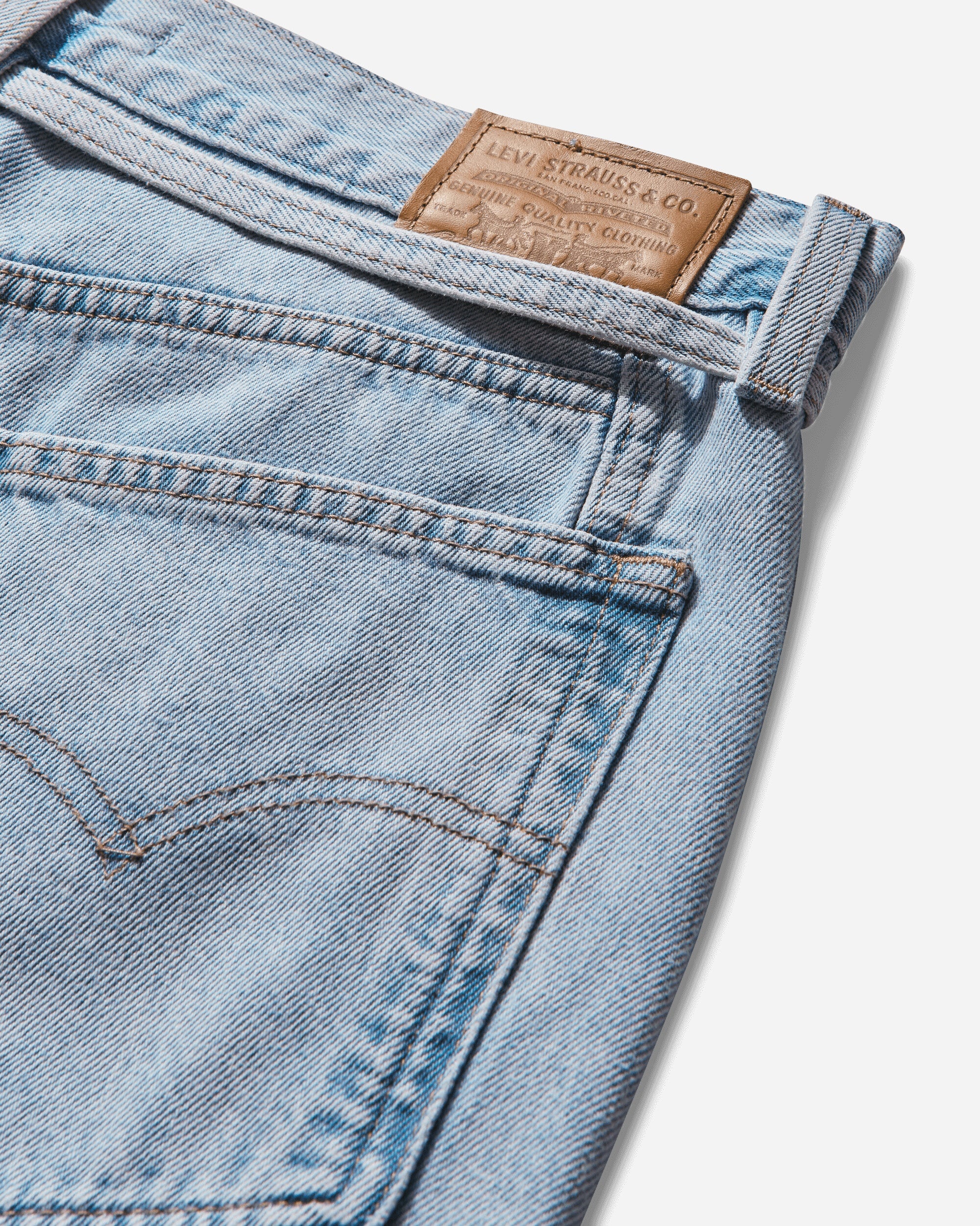 Women's XL Straight Seamed Jeans Blue - 3