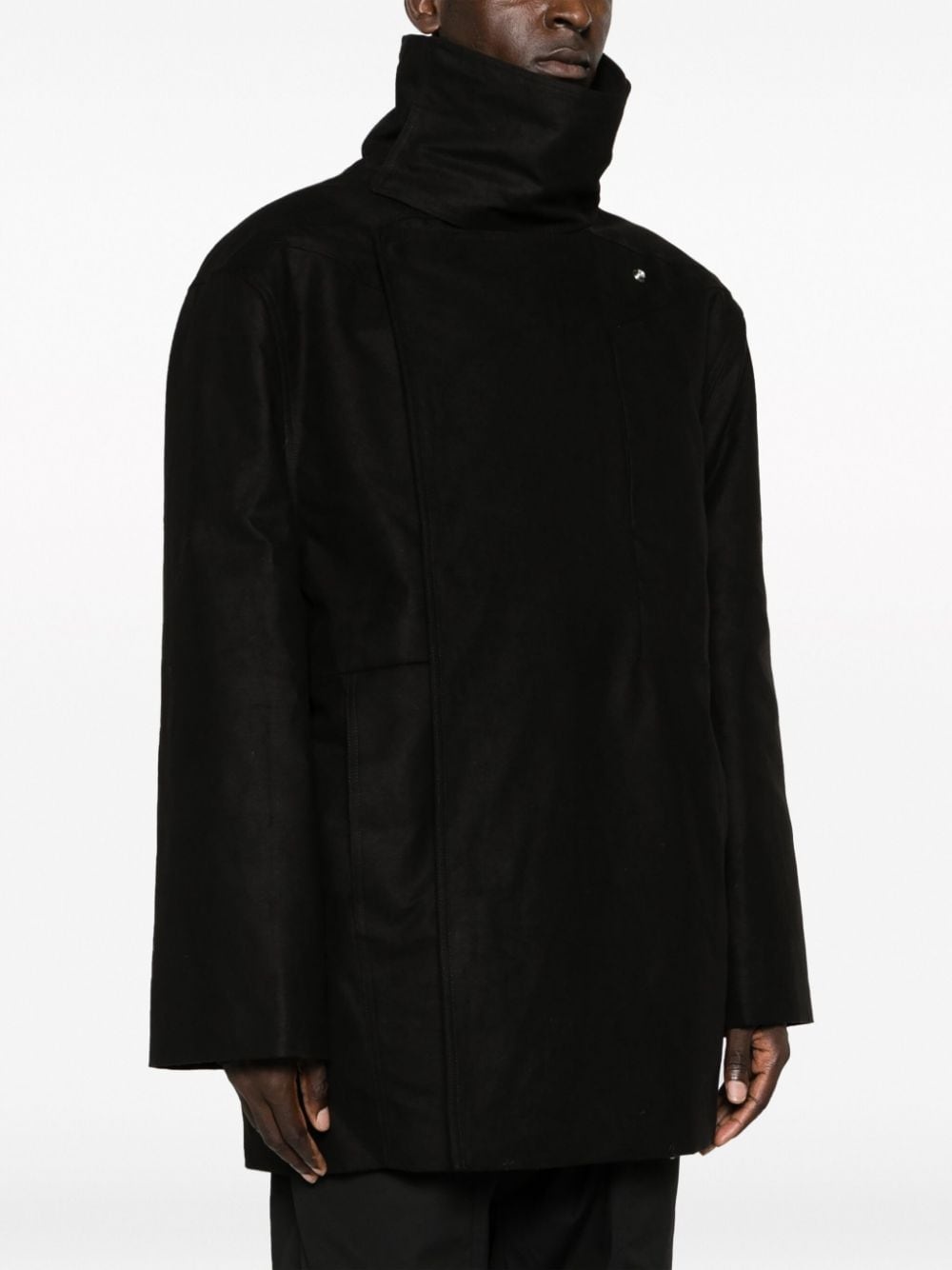 Jumbo funnel-neck down coat - 3
