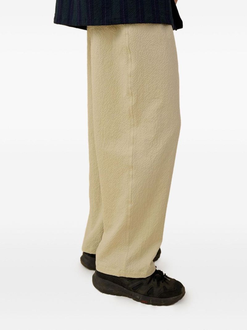 textured stretch-cotton trousers 3