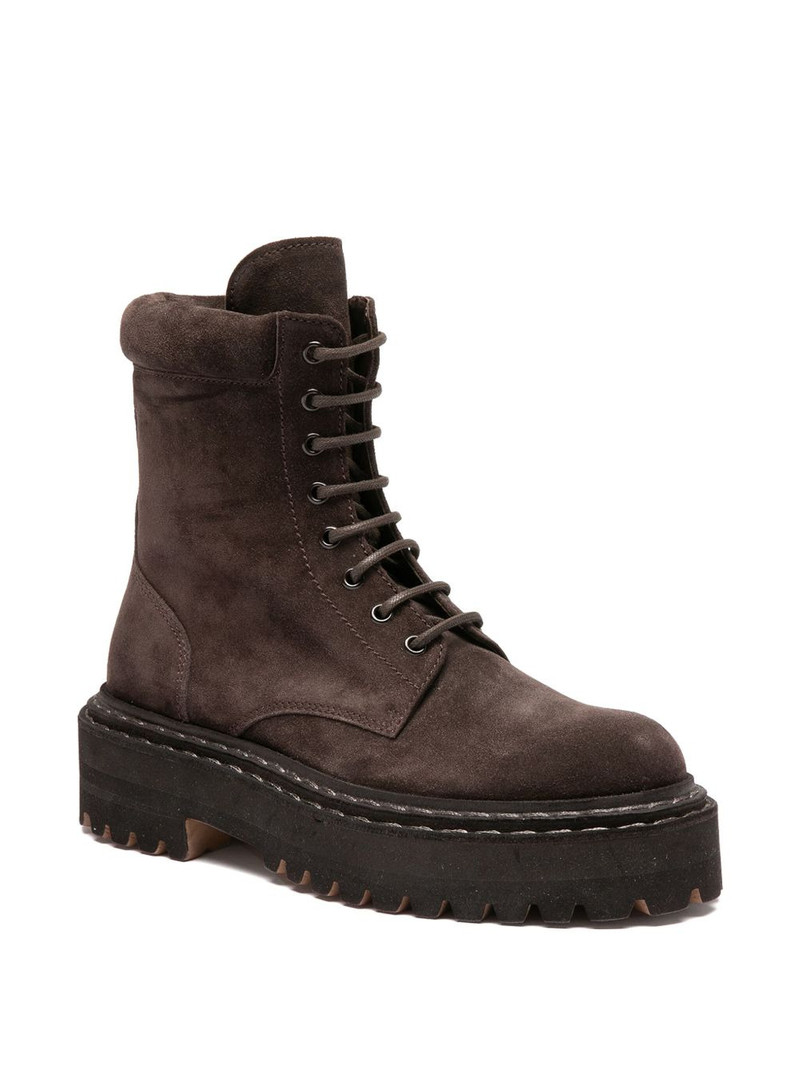 OFFICINE CREATIVE Blossom lace-up boots outlook