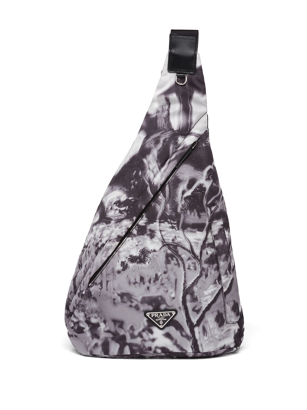 Re-Nylon abstract-print shoulder bag - 1