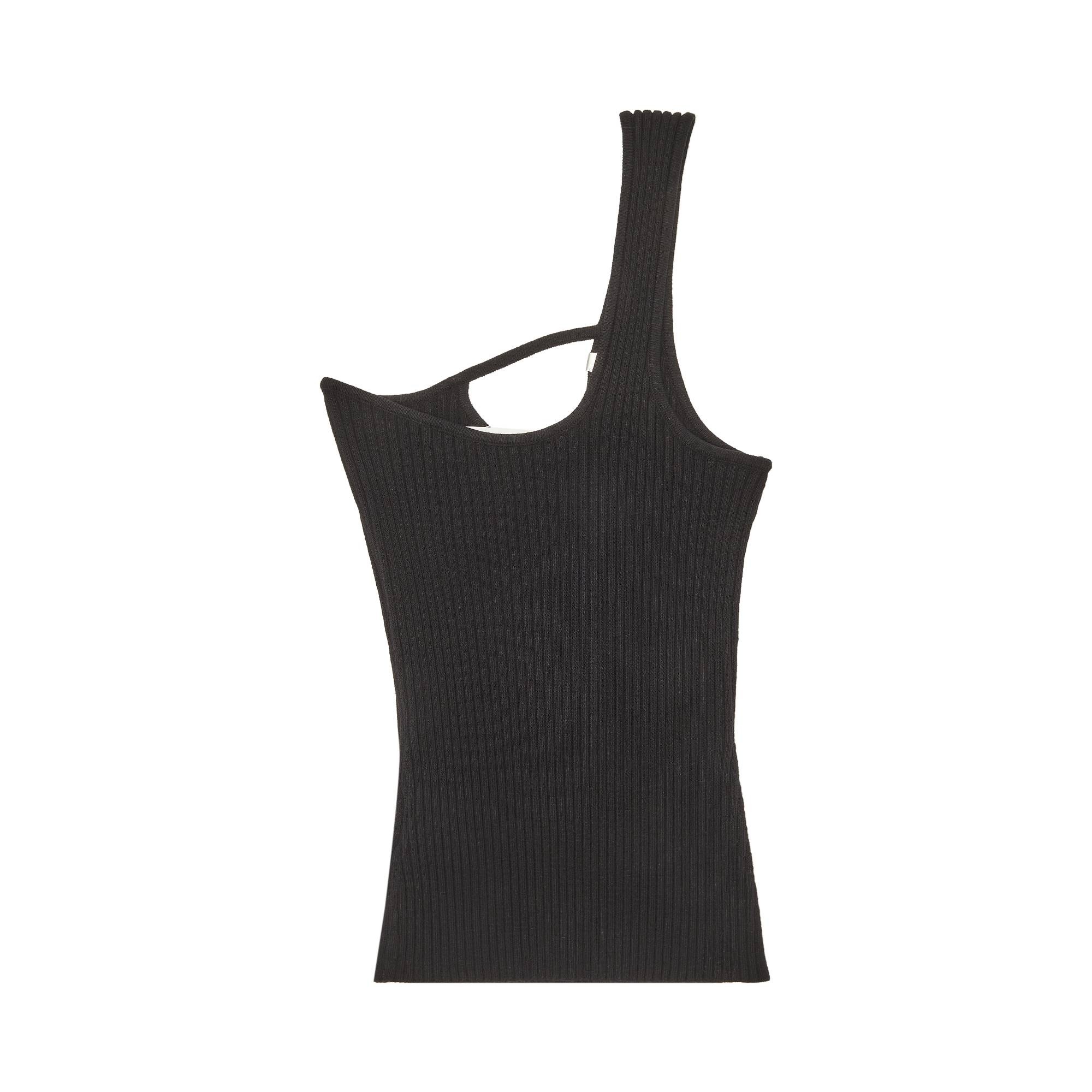 1017 ALYX 9SM Webbed Rip Knit Tank Top 'Black' - 2