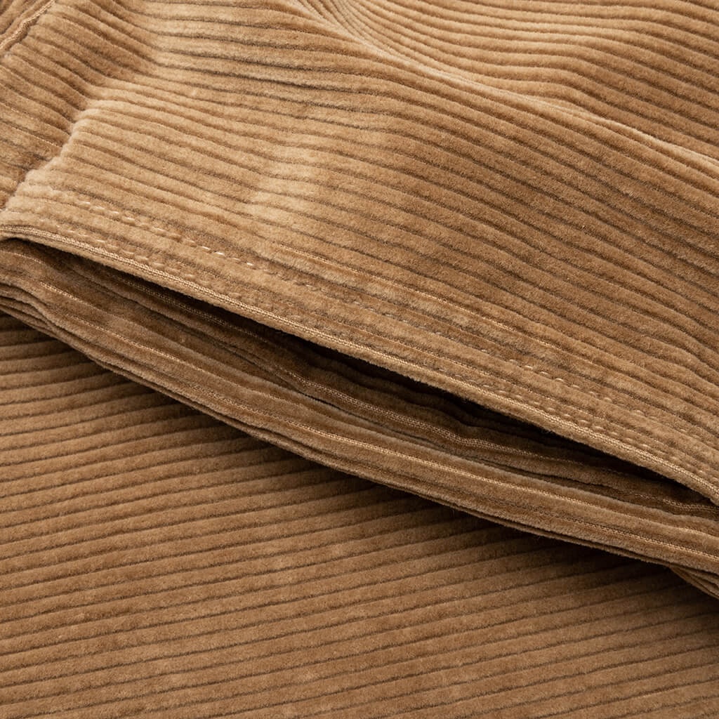 CORDUROY EASY PANTS - BEIGE - 5