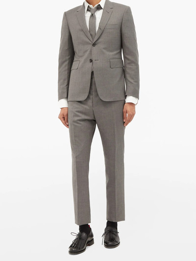 Thom Browne Single-breasted wool-twill suit and tie outlook