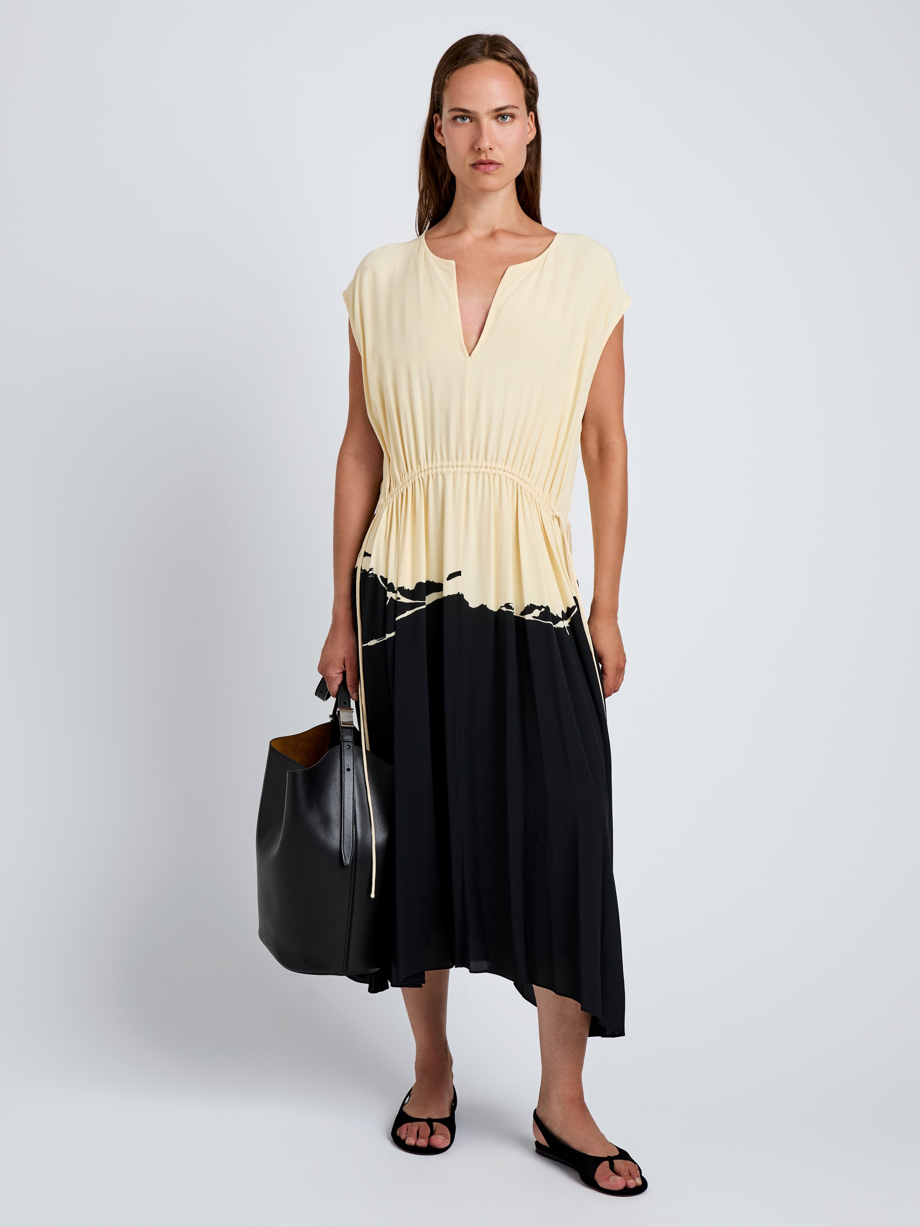 Ezra Dress in Printed Viscose - 2